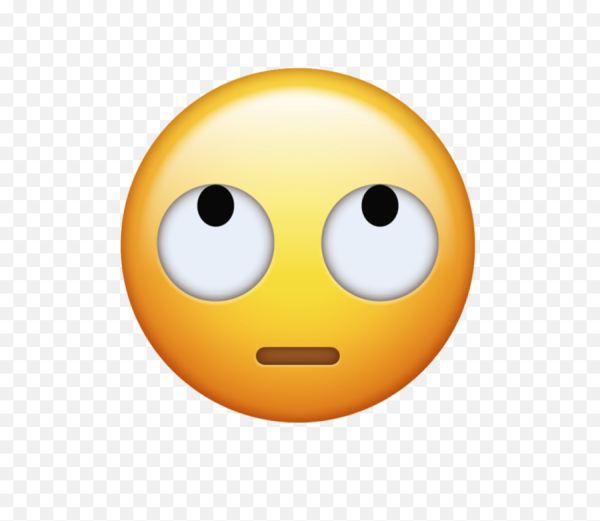 Смайлик закатывающий глаза