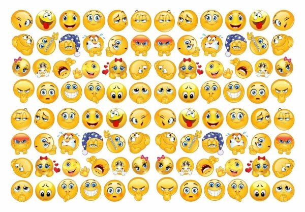 Эмоции в виде смайликов
