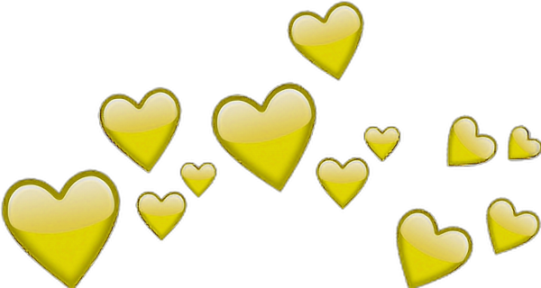 Сердечки ЭМОДЖИ на голову