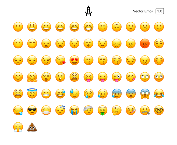 Стандартный набор смайлов