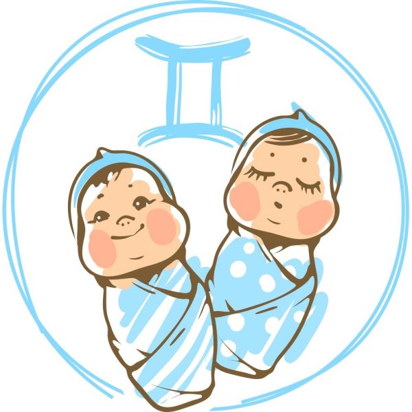 Близнецы без фона