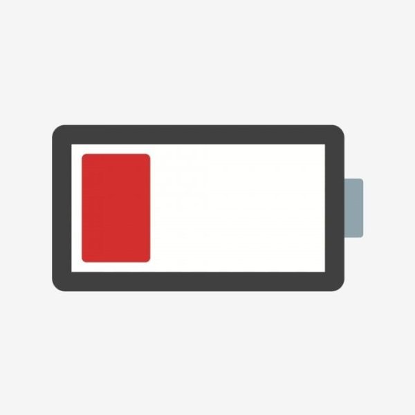 Иконка разряженной батареи