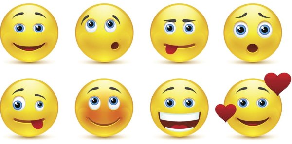 Эмоции в виде смайлов