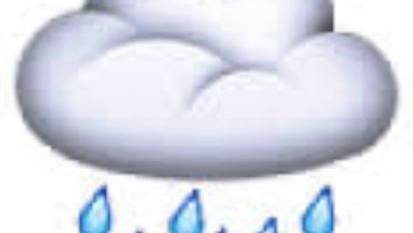 Эмодзи туча с дождем