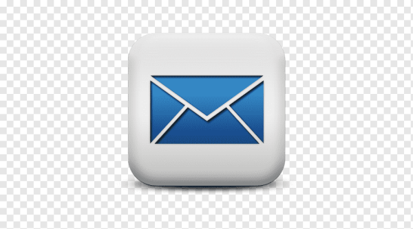 Иконка email на прозрачном фоне