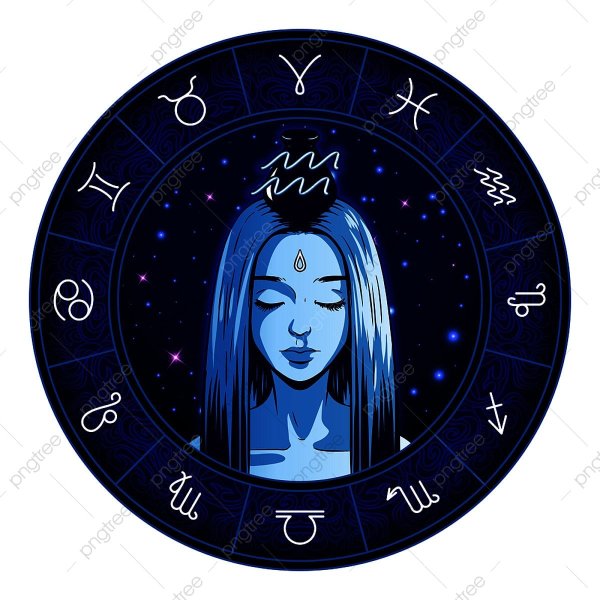 Зодиакальный круг девушка