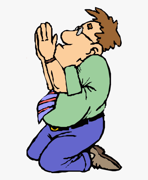 Мультяшка молится