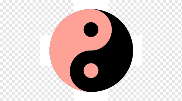 Инь Янь розовый