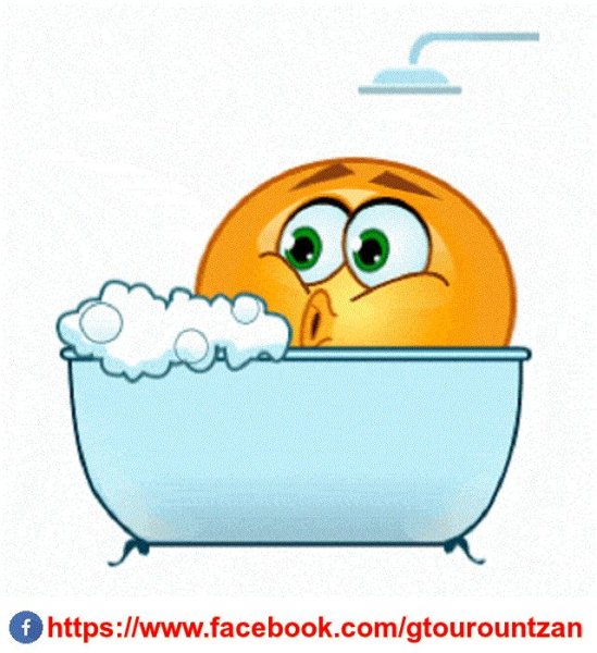 Смайлик умывается