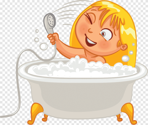 Мыться мультяшный