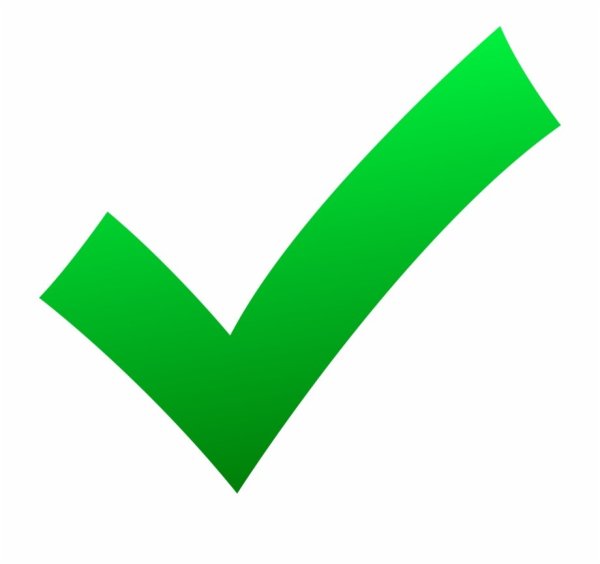 Зеленая галочка