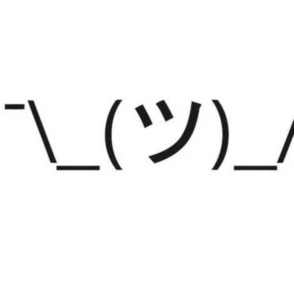 Смайлик не знаю из символов