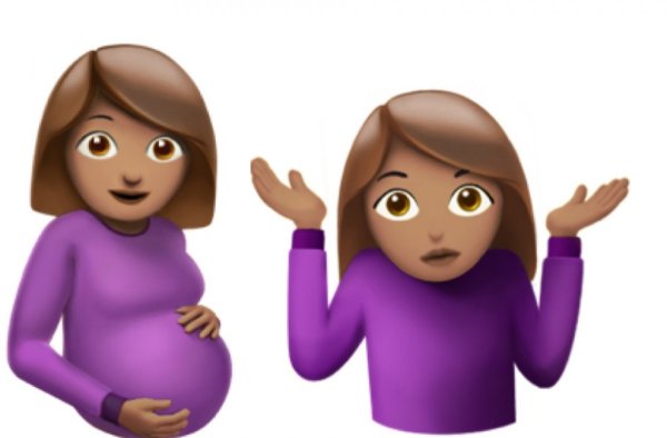 ЭМОДЖИ беременная женщина