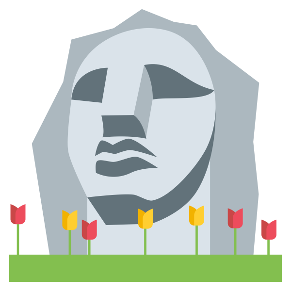 Каменное лицо эмодзи