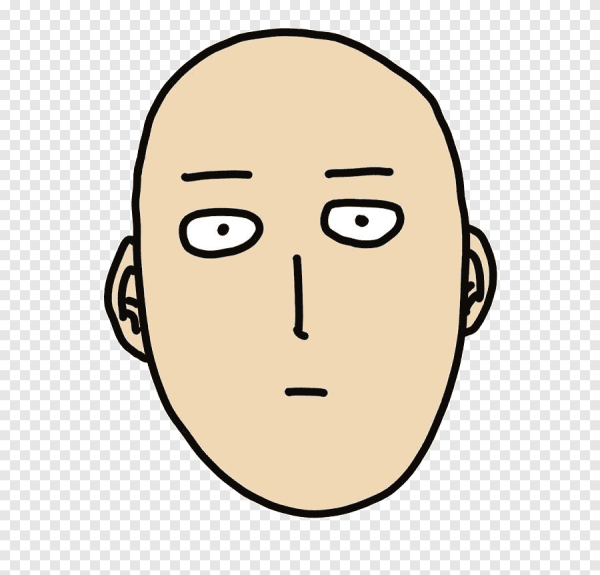 One Punch man Сайтама Покер фейс