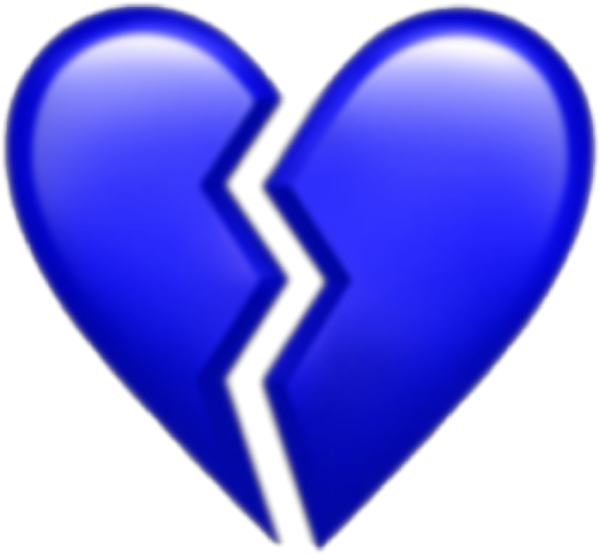 Сердце синее