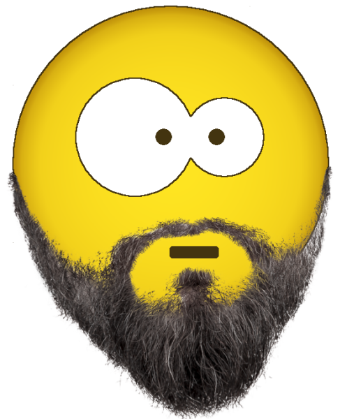 Эмодзи с бородой