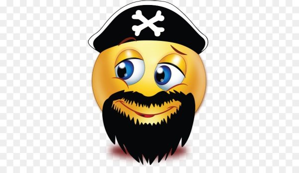 Смайлик с бородой