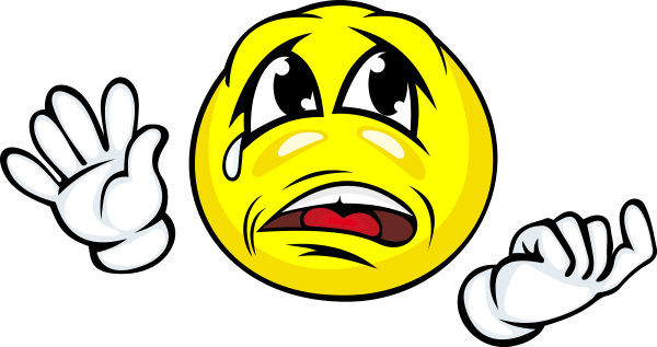 Смайлик разводящий руками