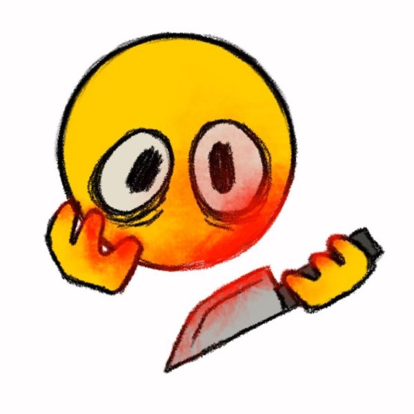 Смайл с ножом