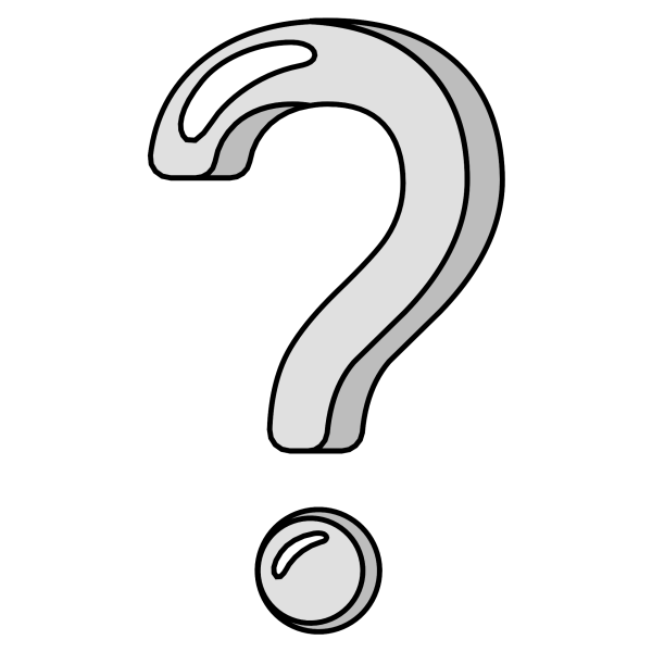 Вопрос белый