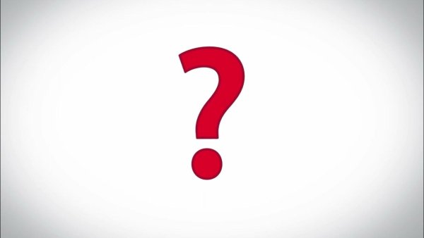 Красный вопросительный знак