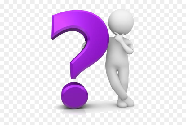 Вопросительный знак на прозрачном фоне для презентации