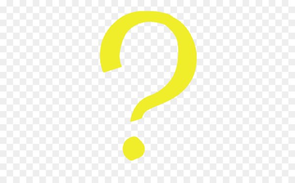 Знак вопроса желтый
