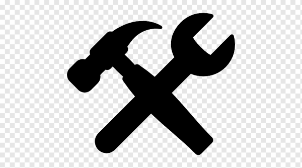 Перекрещенные молоток и отвертка