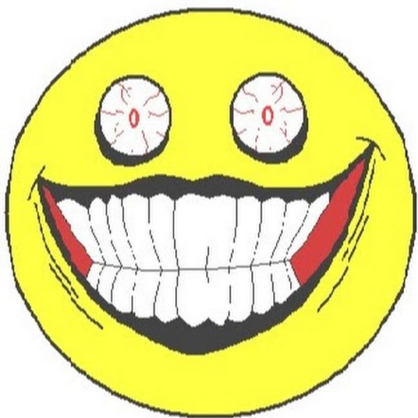 Страшная улыбка смайлик