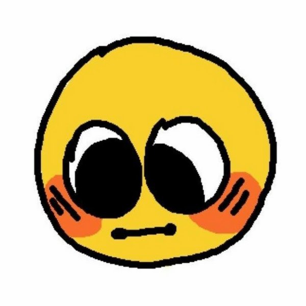 Смайл с большими глазами