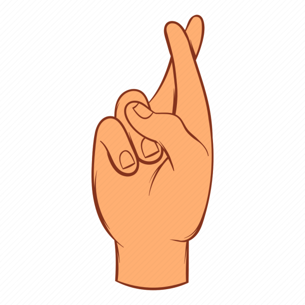 Значок скрещенные пальцы