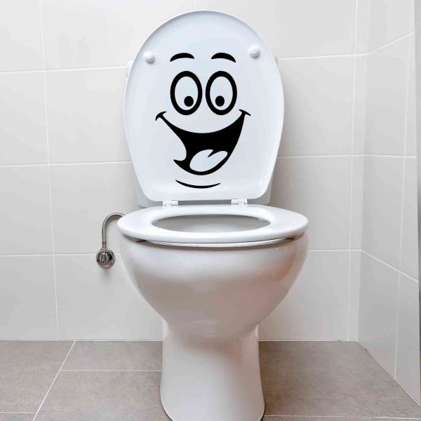 Смайлик на унитазе