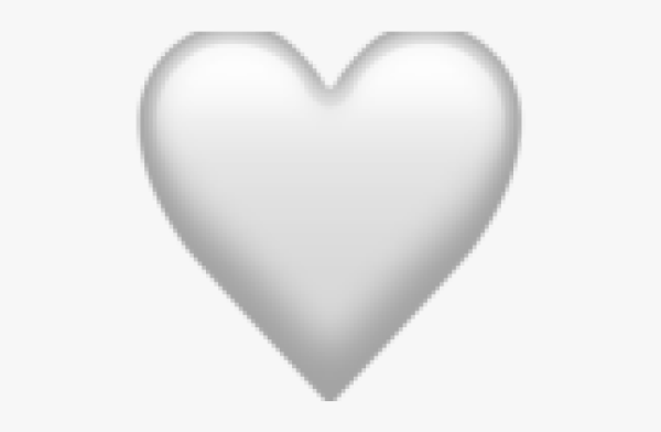 Белое сердце эмодзи