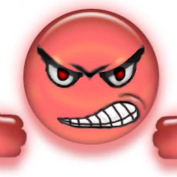 Очень злой смайлик