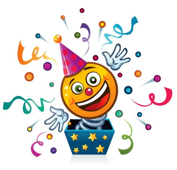 Смайлик дарит подарок