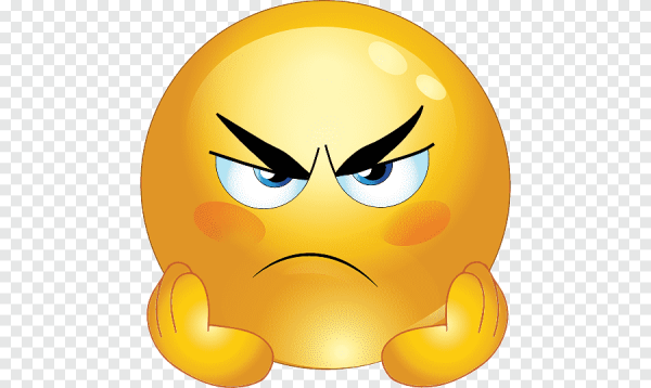 Недовольный смайлик