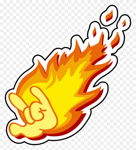 Смайл огонь