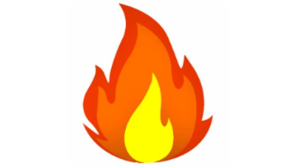 Смайлик огонь ВК