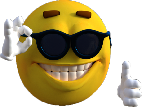 Смайлик с очками