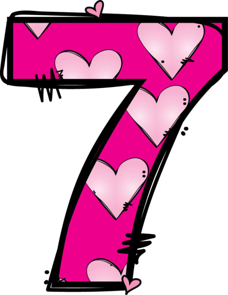 Цифры в кружке