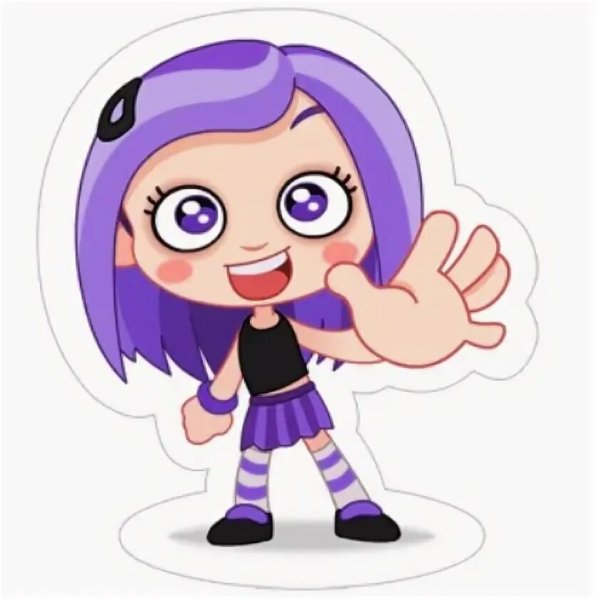 Стикеры Viber Вайолет