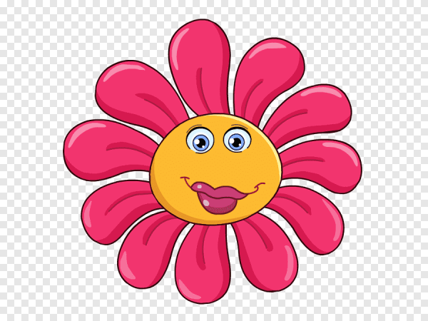 Смайл цветочек