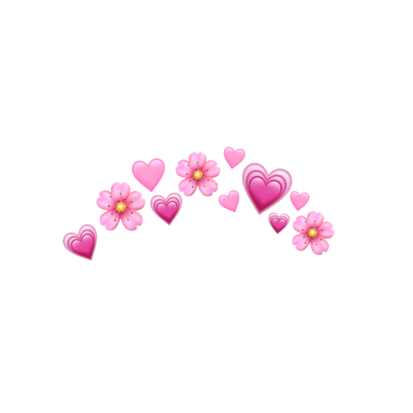 Фиолетовые сердечки над головой