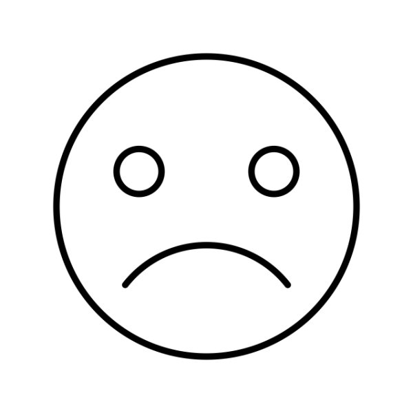 Печальный смайлик