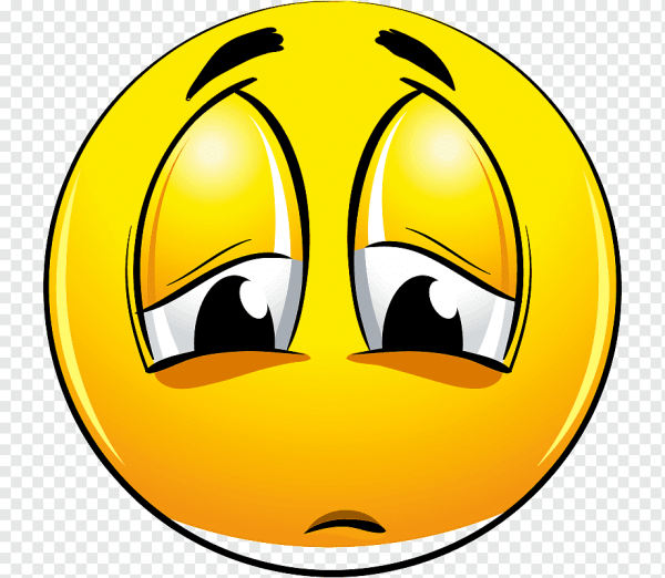 Грустный смайлик