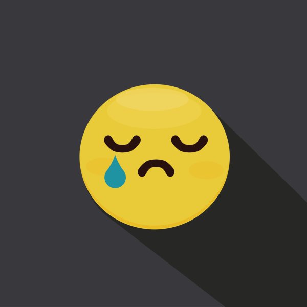Грустный смайлик