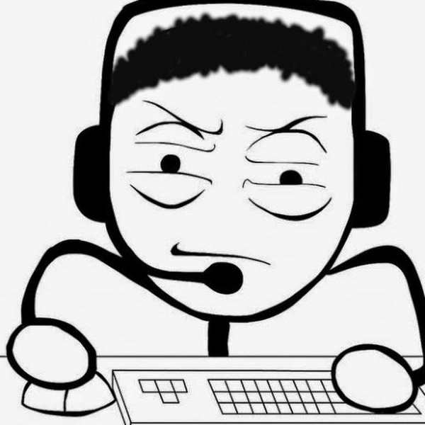 Мем играет за компом