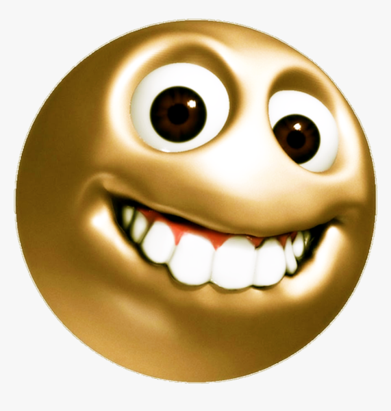 Смайлик с зубами