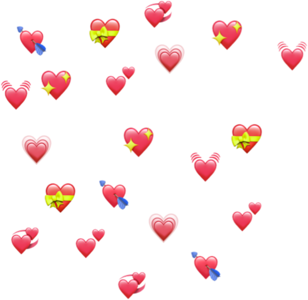 Сердечки над головой